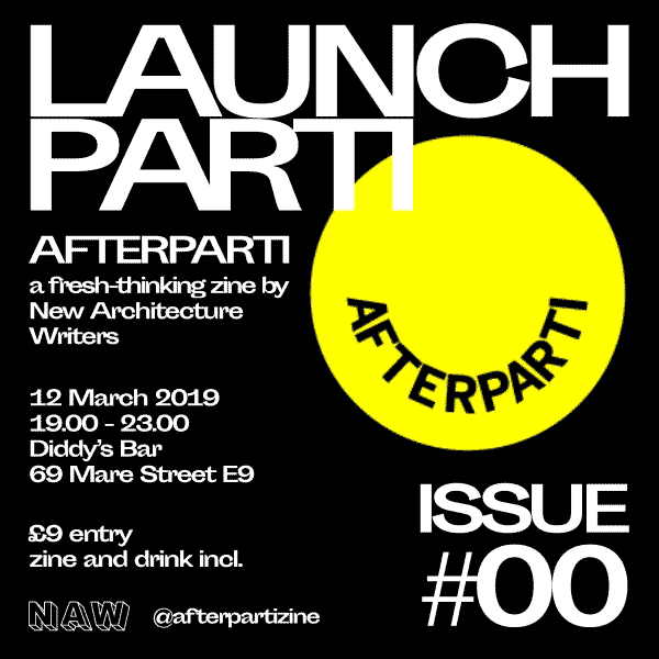 Afterparti (launch party ticket and issue #00)